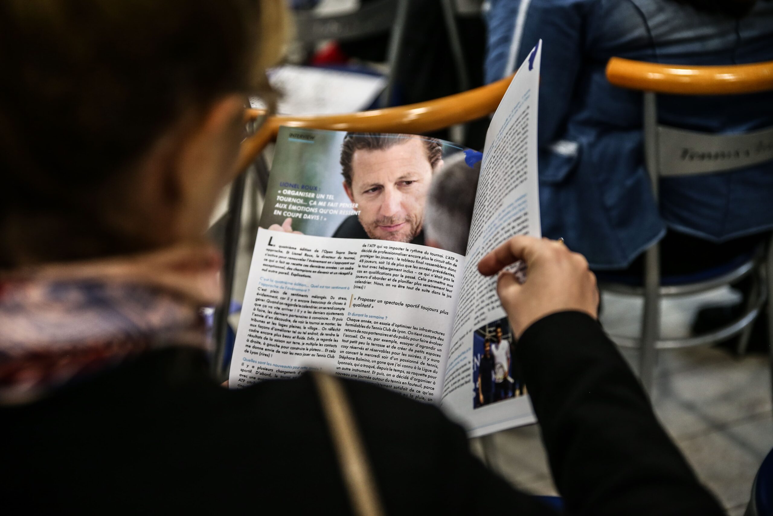 Lionel Roux dans le magazine de l'Open Sopra Steria 2019