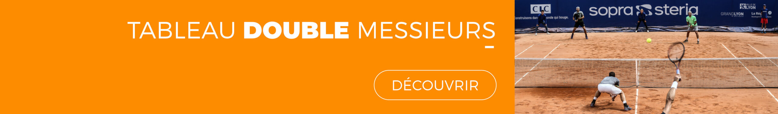 Tableau double Messieurs Open Sopra Steria 2024
