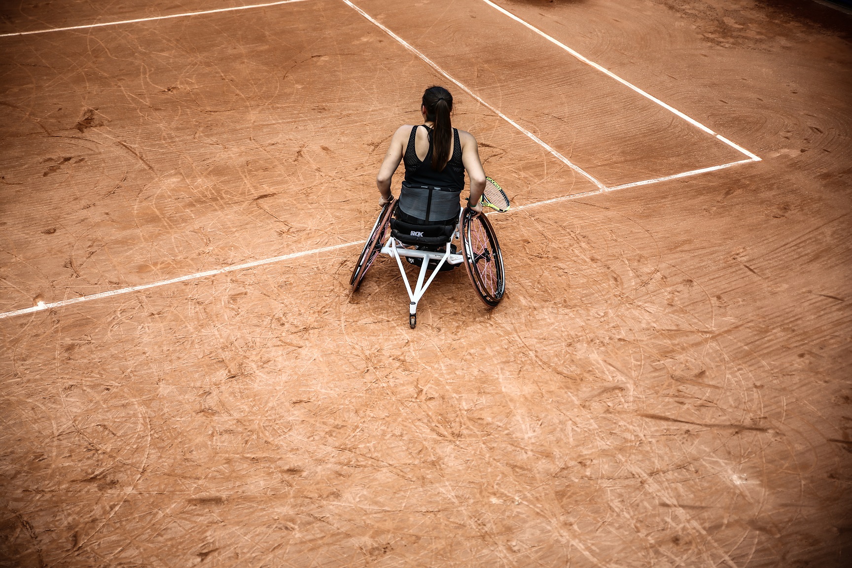 Zoé Maras, en exhibition à l'Open Sopra Steria de Lyon