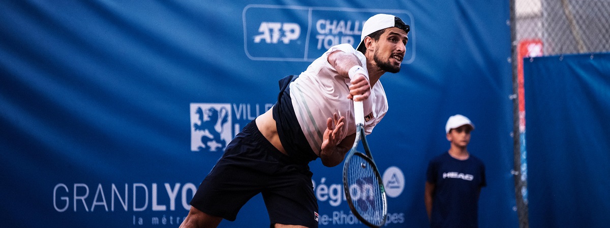 Pedro Cachin à l'Open Sopra Steria de Lyon