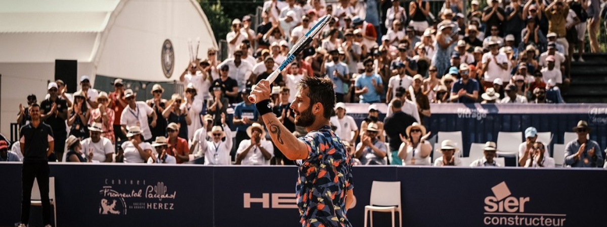 Corentin Moutet, vainqueur de l'Open Sopra Steria de Lyon