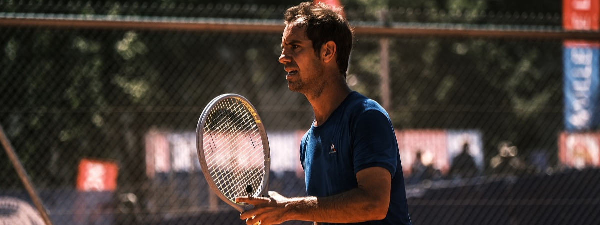 Richard Gasquet à l'Open Sopra Steria de Lyon