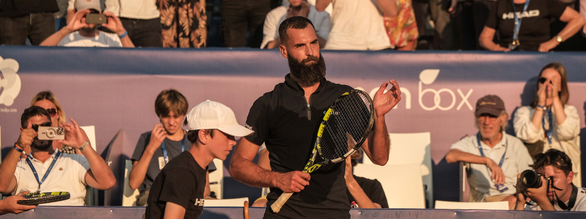 Benoît Paire à l'Open Sopra Steria