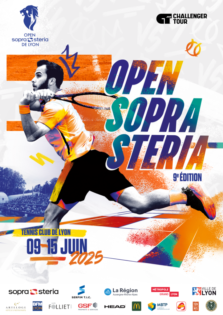affiche de l'Open Sopra Steria 2025