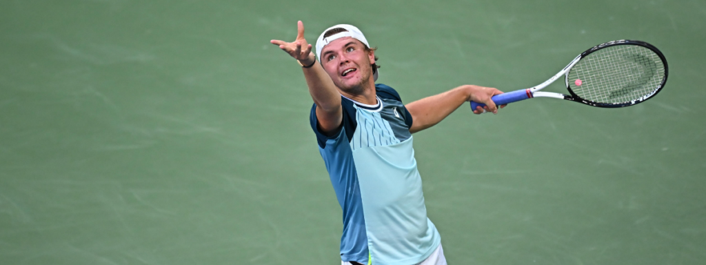 Dominic Stricker à l'Open Sopra Steria