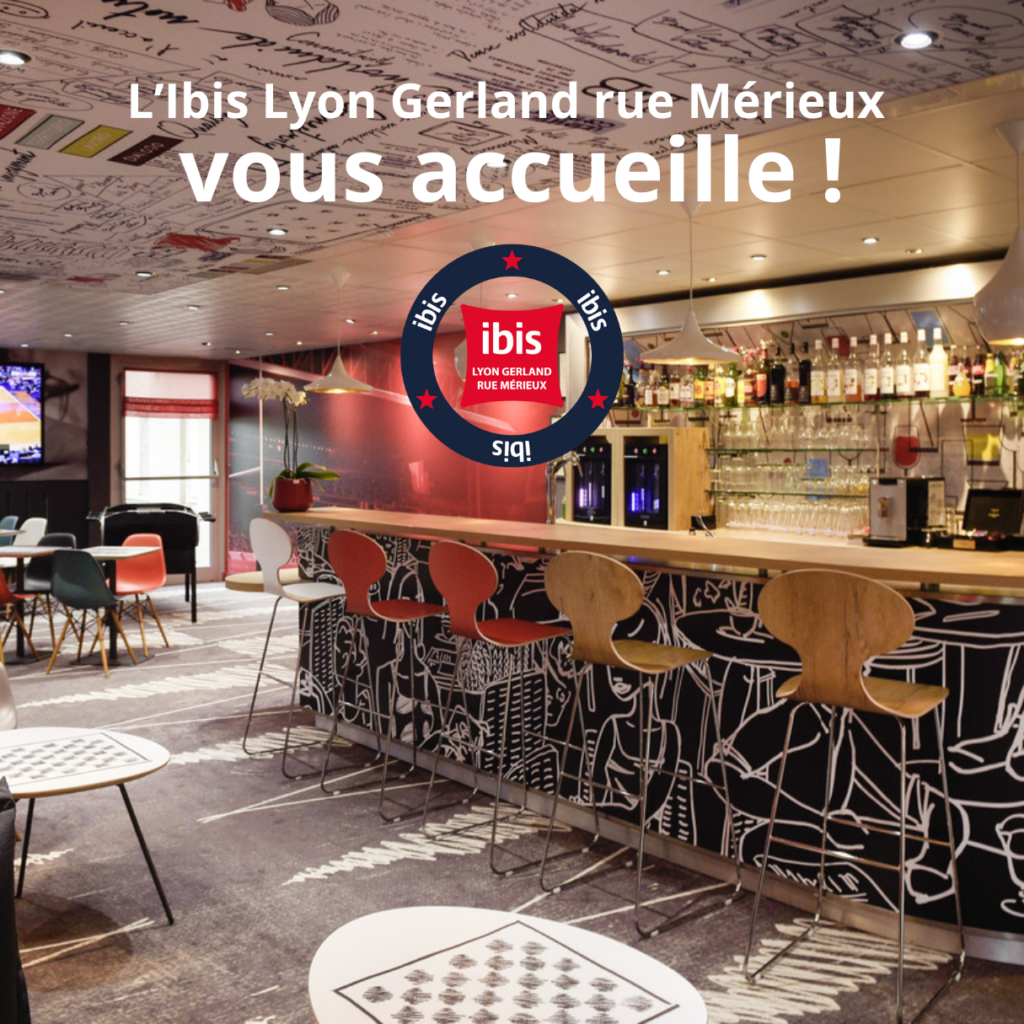 IBIS Lyon Gerland Rue Mérieux, partenaire de l'Open Sopra Steria de Lyon