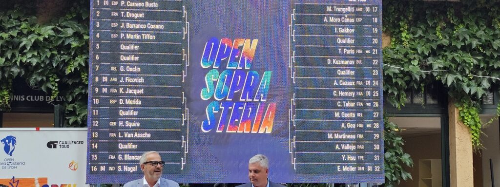 Open Sopra Steria de Lyon 2025, le tableau