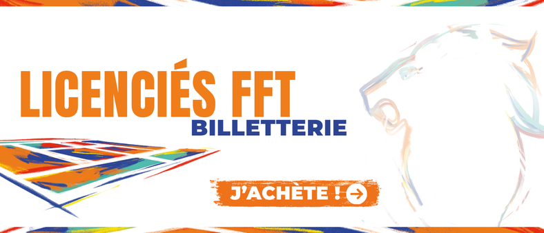 Billetterie licenciés Open Sopra Steria 2026