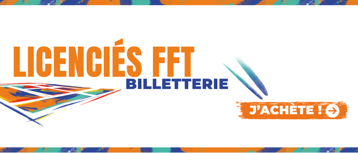 Licenciés, rejoignez-nous en tribune de l'Open Sopra Steria