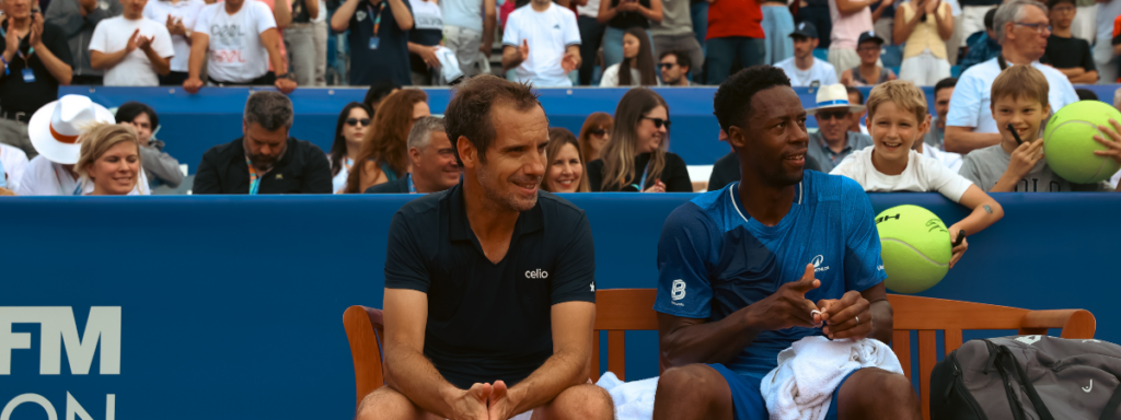 Monfils Gasquet à l'Open Sopra Steria de Lyon